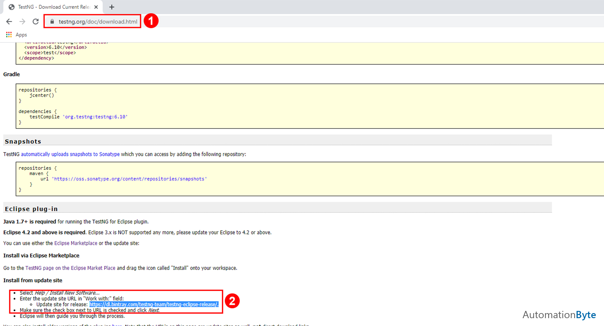 How To Setup Selenium Project with Eclipse - AutomationByte